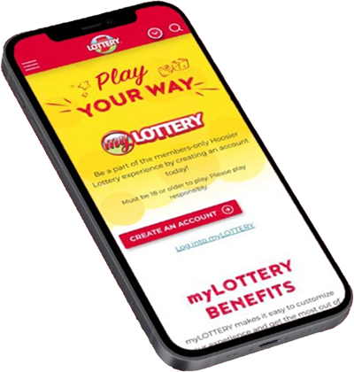 HoosierLottery.com on mobile phone